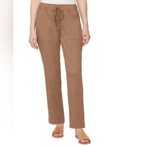 Woman's Buffalo David Bitton Soft Tencel Pull-On Pants Brown Size XXL NWT